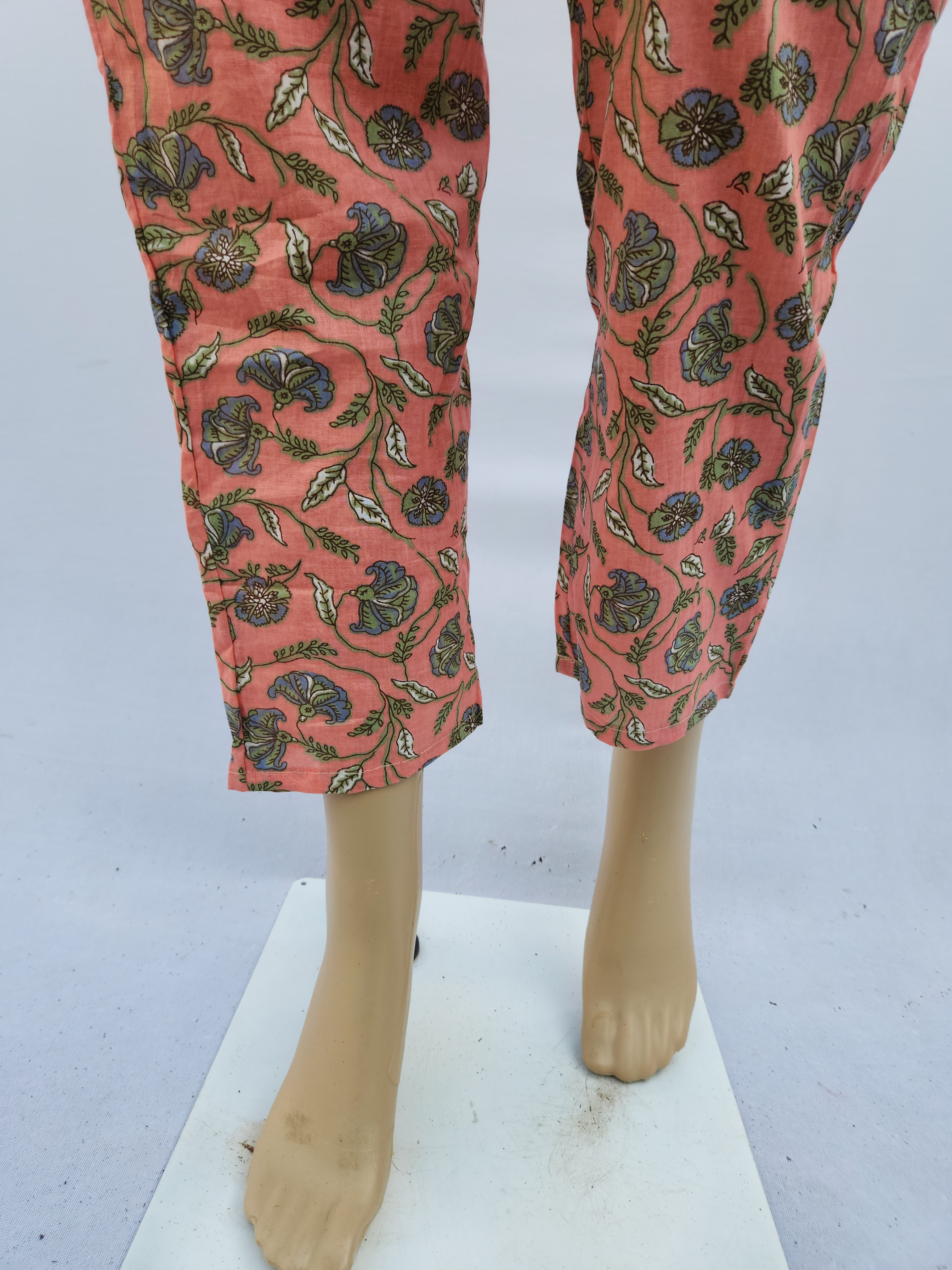 Pink Pure Cotton Hand Block Printed Co-Ord Kurthis Set with Front tie-ups for women | Stylish Kurthis & Kurtis Sets for Women | Threyas