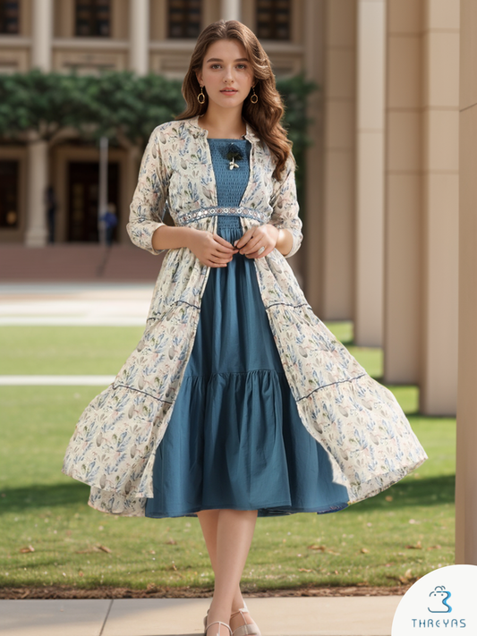 Blue Overcoat Frock