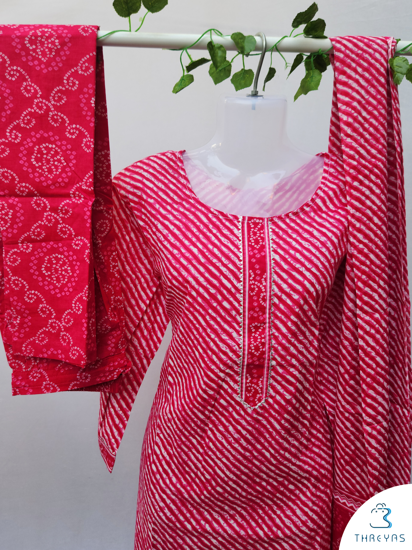 Pink Cotton kurthis Set for women