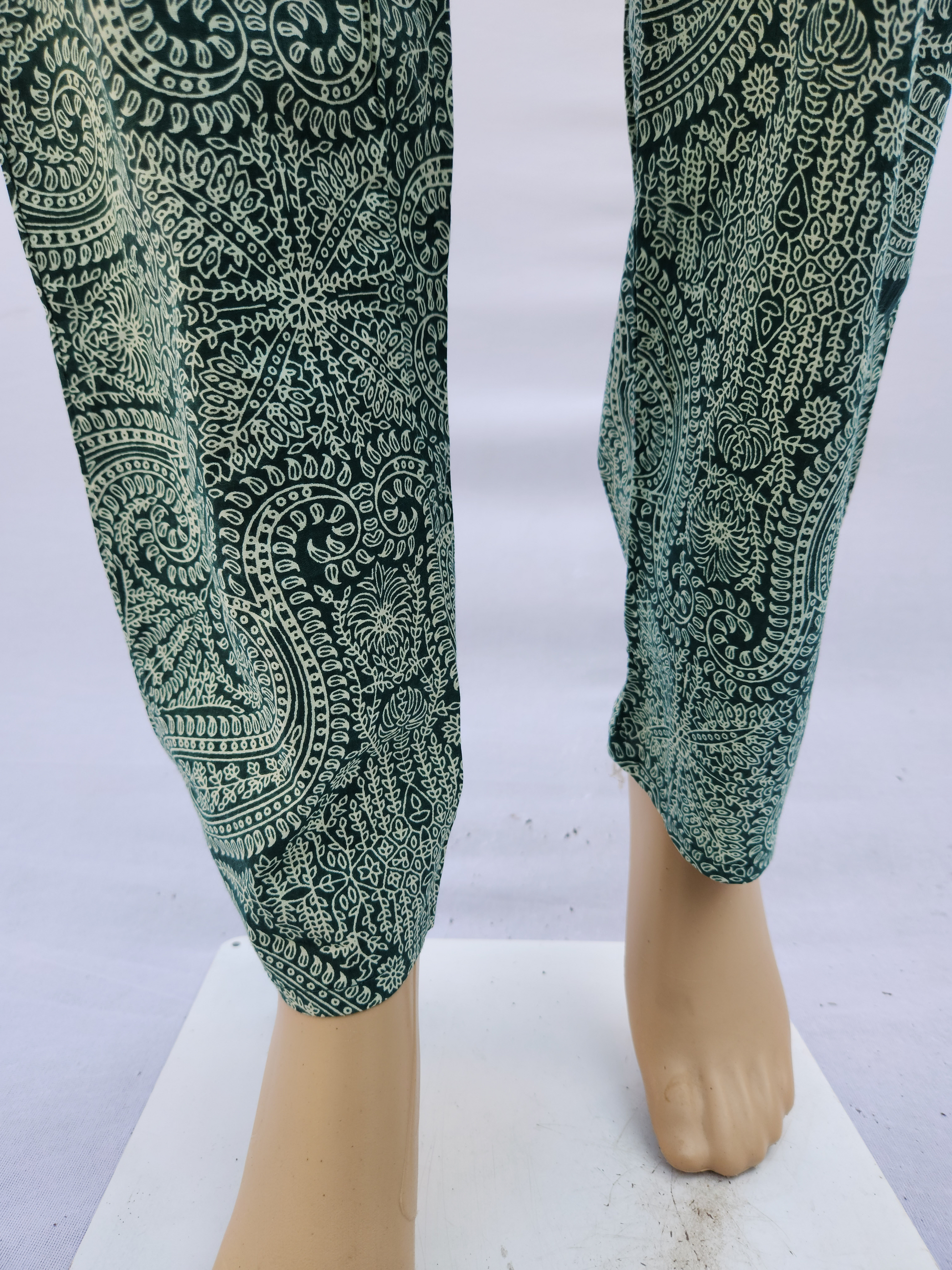 Green Pure Cotton Hand Block Printed Co-Ord Kurthis Set for women  |  Stylish Kurthis & Kurtis Sets for Women  | Threyas 
